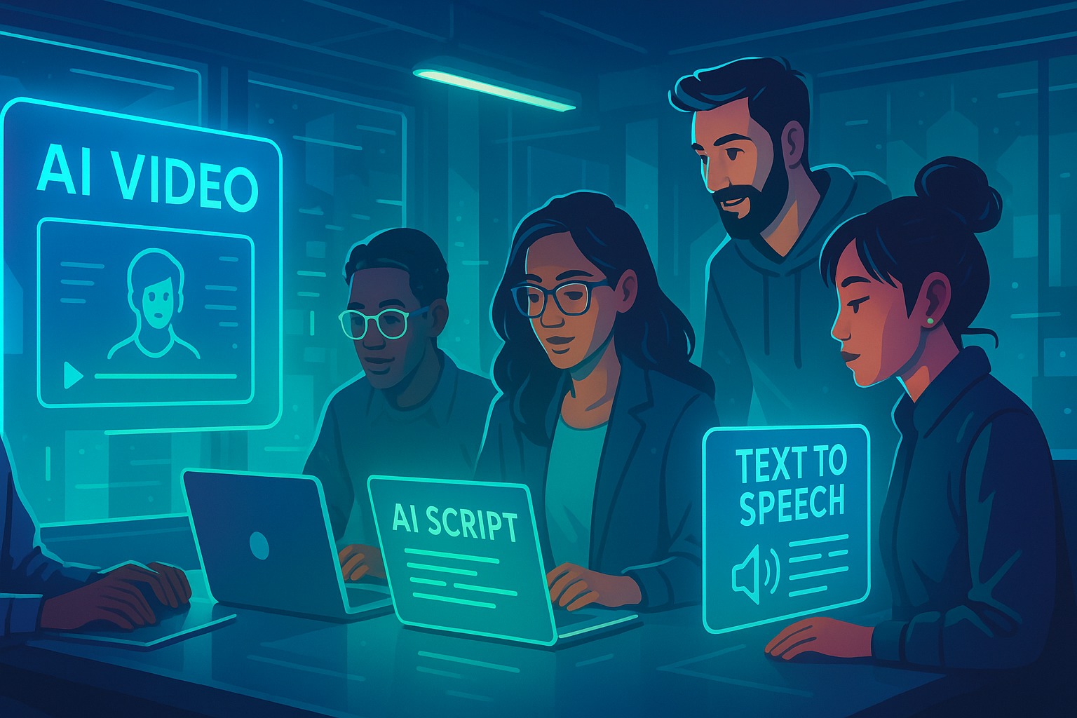 AI & Content Creation Tools ka Uday